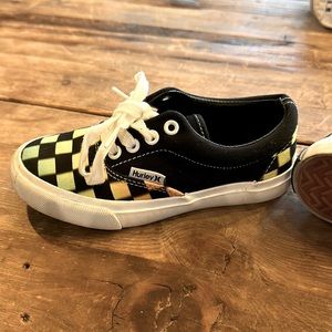 Boys Hurley sneakers.  Worn once excellent condition